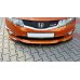 Накладка сплиттер на передний бампер на Honda Civic VIII Type S / Type R